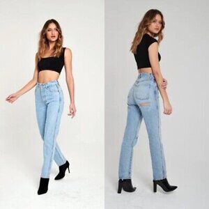 REVICE Light Blue Boyfriend Jeans